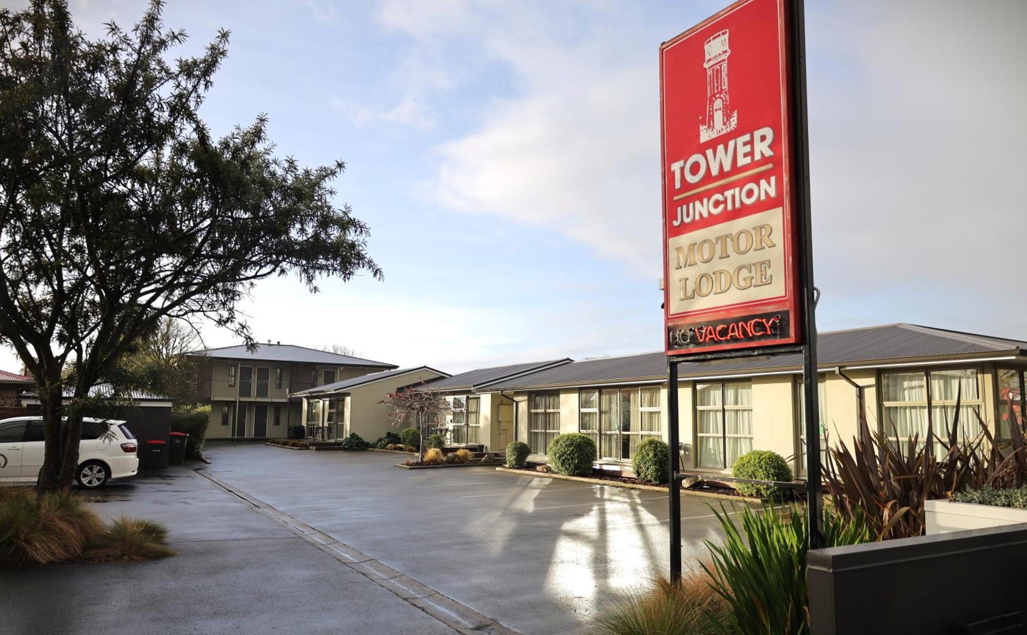 Tower Junction Motor Lodge- Motel With Airport And Railway Station Shuttle Service Christchurch Exterior foto